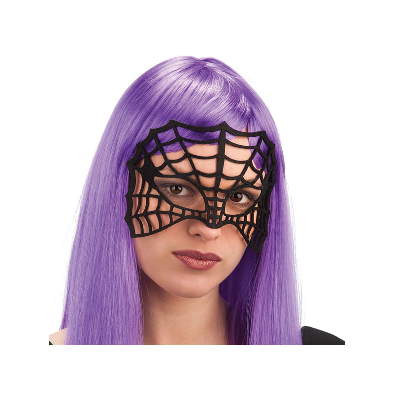 Škraboška pavučina černá